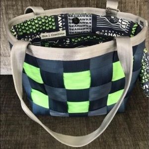 Seahawks seatbelt purse!